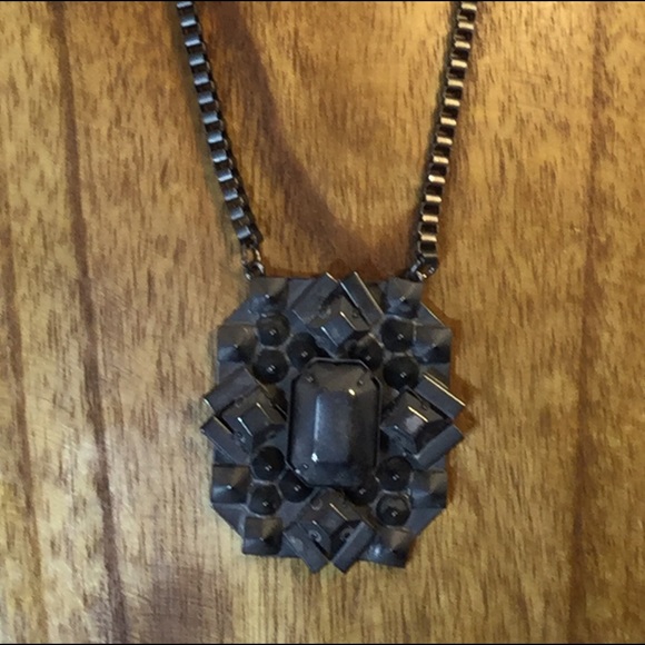 Med Length necklace chain unique metal sculpture - Picture 5 of 5